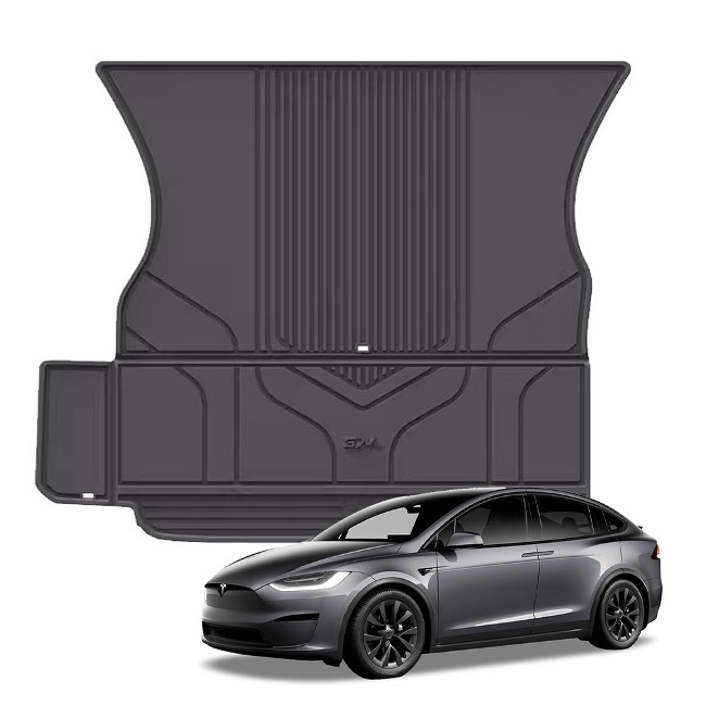 테슬라 모델X 5인승 TPE 트렁크 매트 3W에코라이너 3D 카매트 (2023.06~)