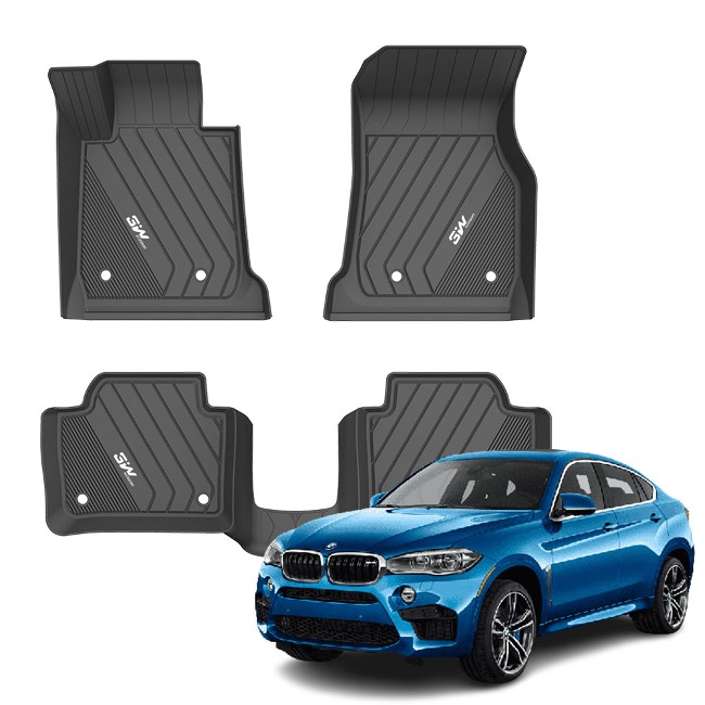 BMW X6 (F16) TPE 매트 3W에코라이너 3D 카매트 1+2열 (2014.12~2019.11)