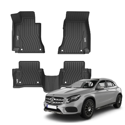 벤츠 GLA X156 TPE 매트 3W에코라이너 3D 카매트 1+2열 (2014.08~2020.08)