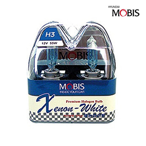자동차전조등 에쿠스(할로겐) 현대모비스 헤드라이트 안개등 제논전구 H3 (2P)(1999~2009)