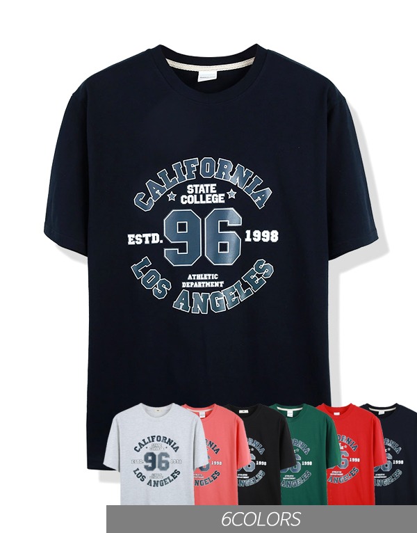 캘리포니아 96 스탠다드 반팔 티셔츠