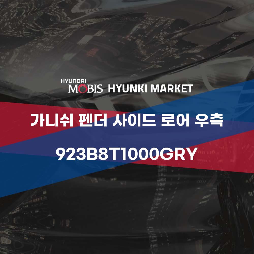 가니쉬 펜더 사이드 로어 우측 (923B8T1000GRY)