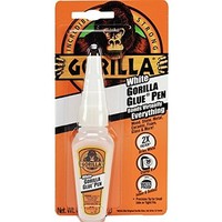 [해외] Gorilla White Glue Pen, Waterproof, .75 ounce Precision Tip Bottle, White, (Pack of 1)