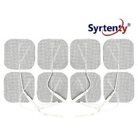 [해외] Syrtenty TENS Unit Electrodes Pads 1.5X1.5 8 Pcs Replacement Pads Electrode Patches for Electrotherapy