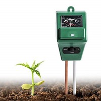 [해외] Wallfire Soil pH 미터, 디지털 3-in-1 토양 테스트 키트 습기/햇빛 및 pH 테스트용 프로브 센서와 함께 가정용 및 정원, 식물, 잔디, 농장, 허브 및 원예 도구, 실내/실외 사용.