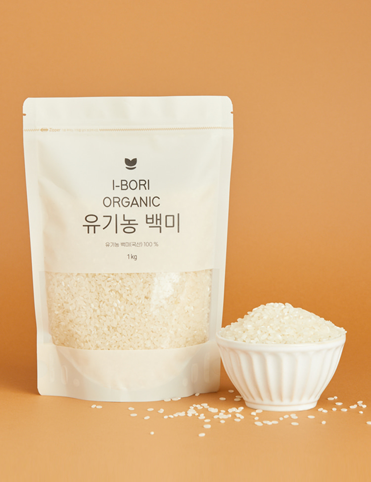 (23년산 햅쌀 후기완료기) 유기농 백미(세척 후 이용)