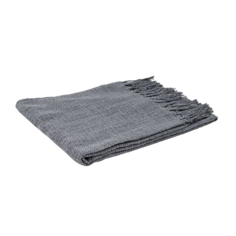 Amber Throw Grey Fringes / 25024807872