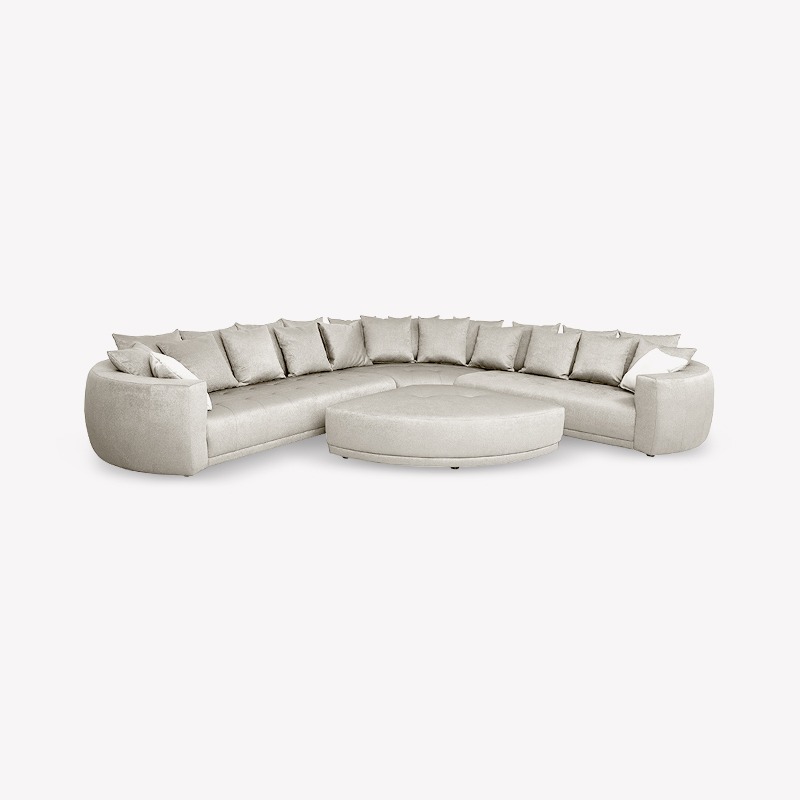 Wonderland Big Sofa with Pouf