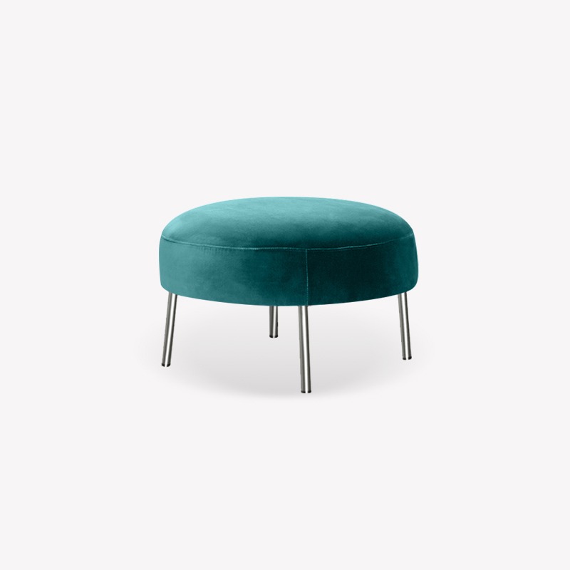 Alex EU Round Footstool