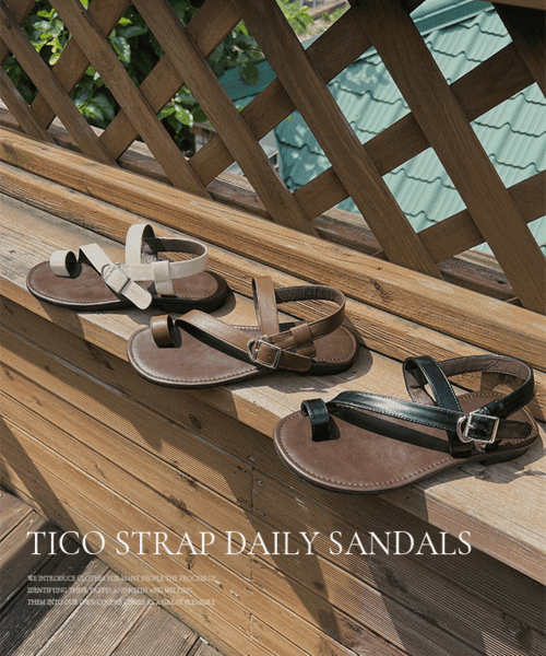 티코 스트랩 데일리 sandals - 3color