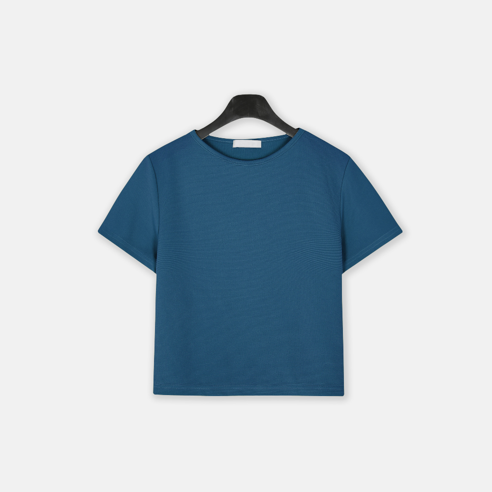 반팔 티셔츠 딥블루 색상 이미지-S5L5