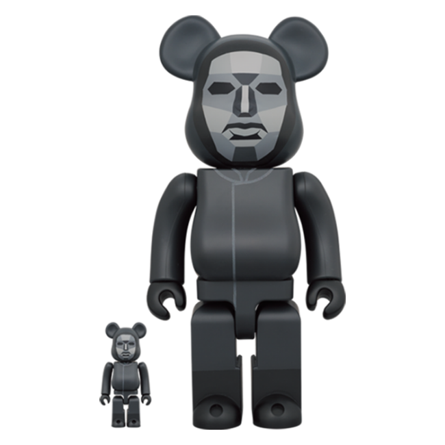 [BE@RBRICK]베어브릭 400% + 100% 오징어 게임 프론트맨