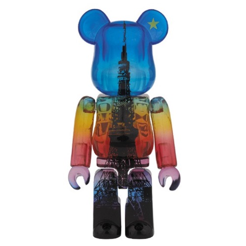 [BE@RBRICK]베어브릭 100% 도쿄 타워 55주년 베어브릭 매직 타임 버전