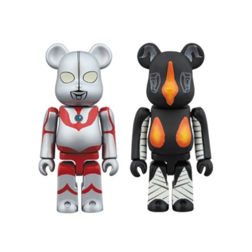 [BE@RBRICK]베어브릭 100% 울트라맨 &amp; 젯톤 2팩