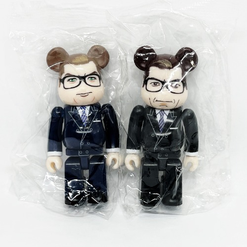 [BE@RBRICK]베어브릭 100%﻿ 정규 36탄 킹스맨 해리 + 에그시