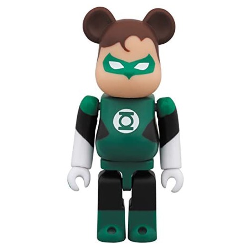 [BE@RBRICK]베어브릭 100%﻿ 슈퍼 파워 파워 액션 - 그린 랜턴