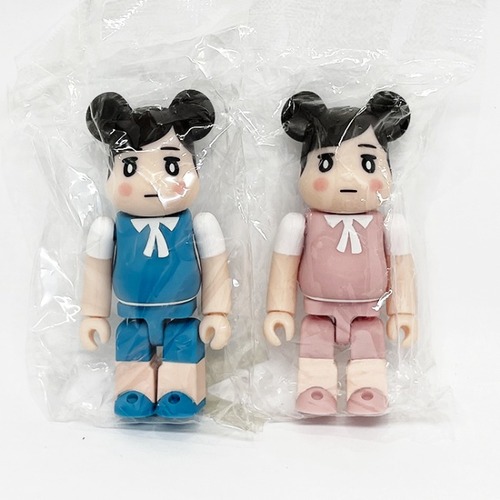 [BE@RBRICK]베어브릭 100%﻿ 정규 34탄 컵 위의 후치코+역 큐트 컵 위의 후치코(핑크) 2종 1세트