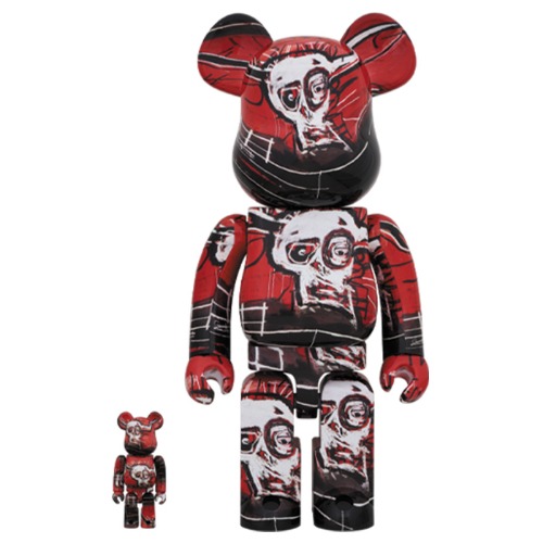 [BE@RBRICK]베어브릭 400% + 100% 장미쉘 바스키아 5탄