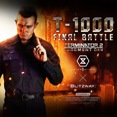 [BLITZWAY][PRIME1 STUDIO]1/3 스케일 터미네이터 2 - T-1000 파이널 배틀 스태츄 MMT2-03 노멀 버전