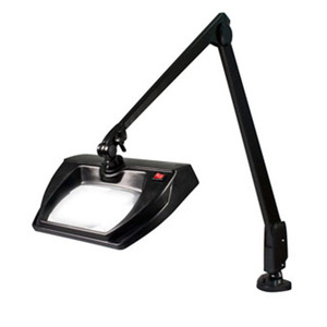 UV-White LED사각확대경 LMR-205, 3D,42&quot; Clamp형(black color)