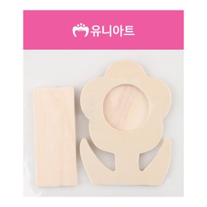 유니아트 나무액자 꽃액자(대) 유치원 데코 꾸미기DIY