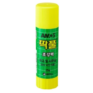 아모스 1200 딱풀 25g 낱개 고체풀 접착제