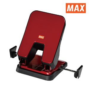 MAX 맥스 2공 펀치 DP-50T 80mm 레드 펀칭기 타공기 천공기 고정펀치 제본