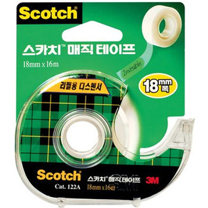 3M 스카치 매직 테이프 122A(18mmx16m) 필기가능