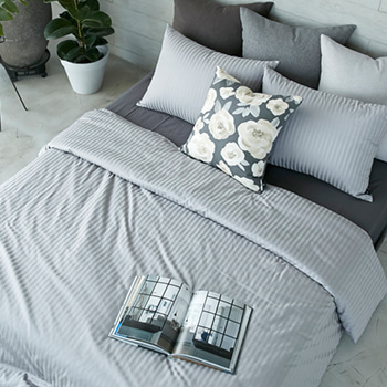 HOTEL BEDDING GREY