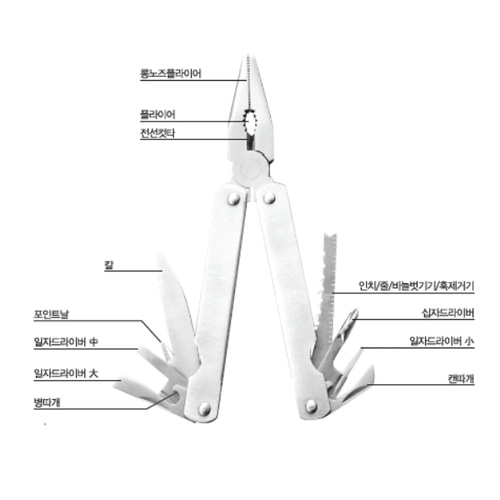 다용도 맥가이버 멀티툴