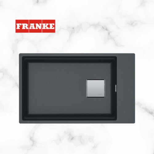 프랭케 수입 언더 인셋 주방 블랙 사각 싱크볼 KNG110-6201A