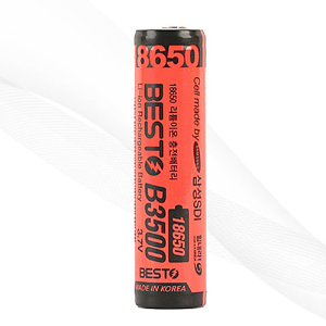 국산 삼성셀 3500mAh 18650 리튬이온 배터리 보호회로