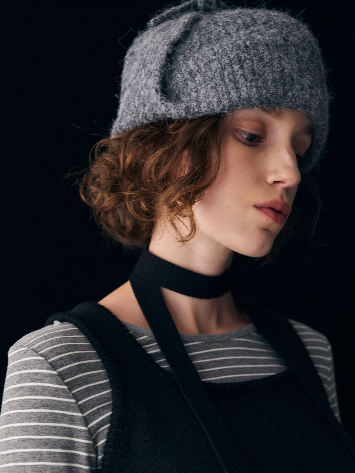 sculptorシークインノルディックイヤーフラップビーニー