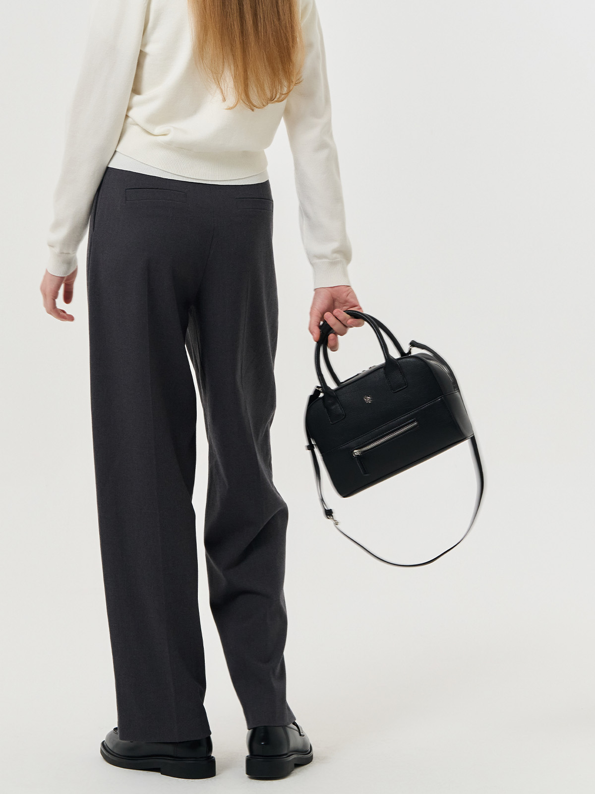 ★GENERAL IDEA★ WOMAN GNRL Eco Leather Two Way Bag [BLACK] MUSINSA公式 | GENERAL IDEA GNRL Two Way Tote Bag [4COL