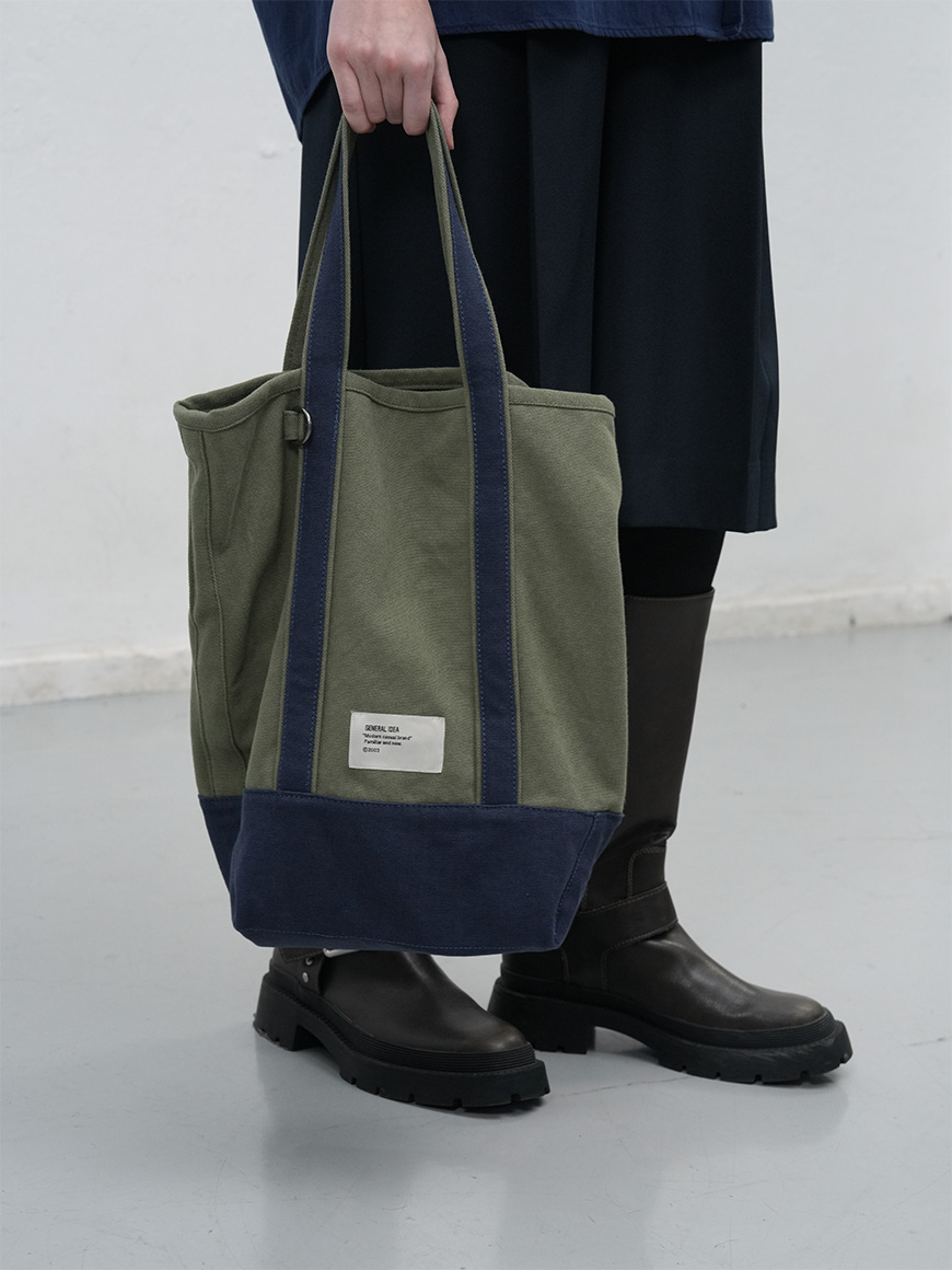 UNISEX キャンバストートクロスバッグ [IVORY]