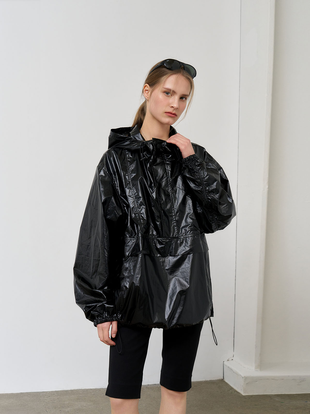 everyone バックロゴアノラック 前橋限定everyone compact anorak アノラック バックロゴ