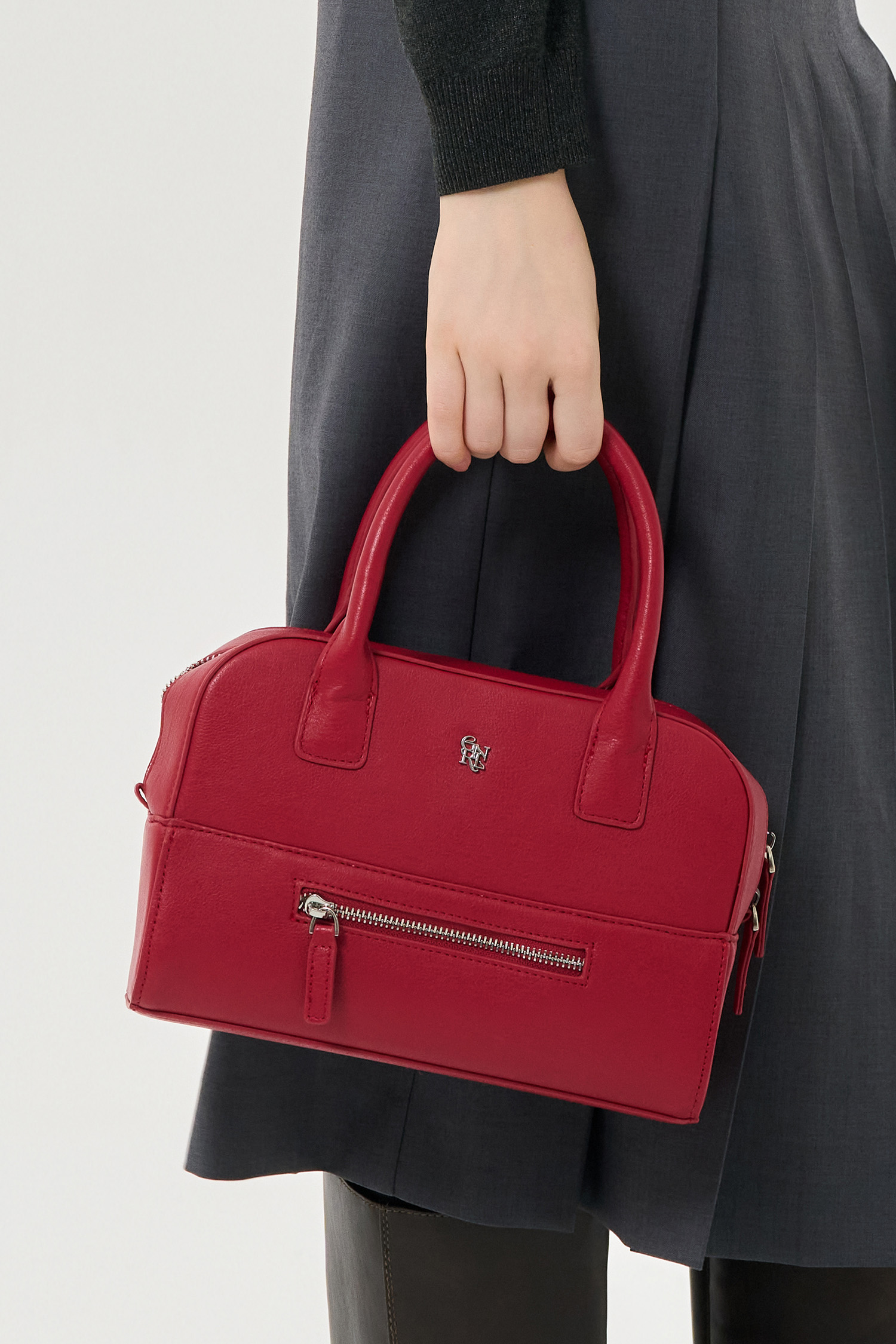 GENERAL IDEA] WOMAN GNRL スクエア2wayトートバッグ [RED]