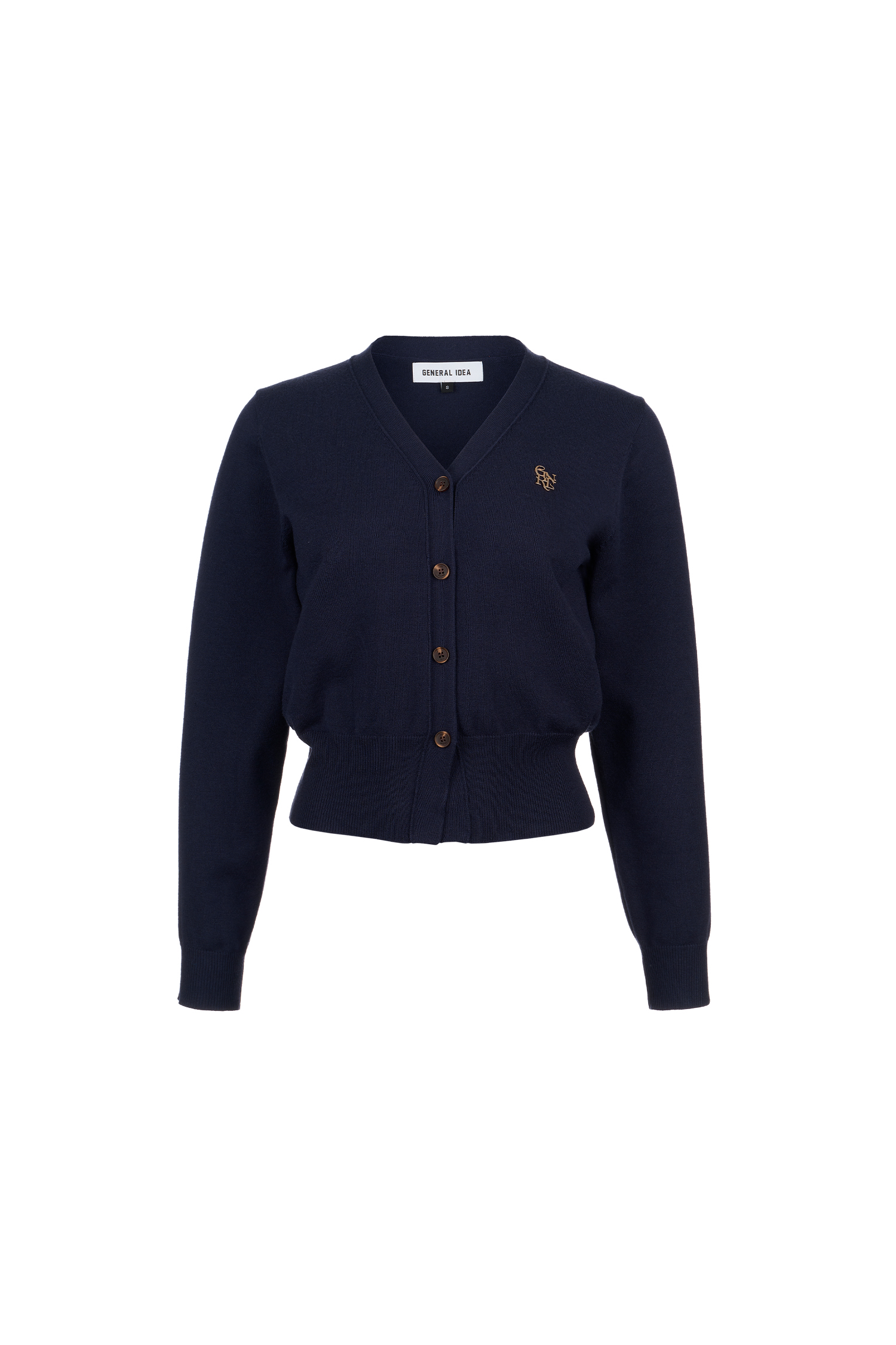 購入不可⭐️つばき⭐️Sheller シェリエ　チェック柄 長袖カーディガン GENERAL IDEA] WOMAN GNRL ロゴ入りスタンダード長袖