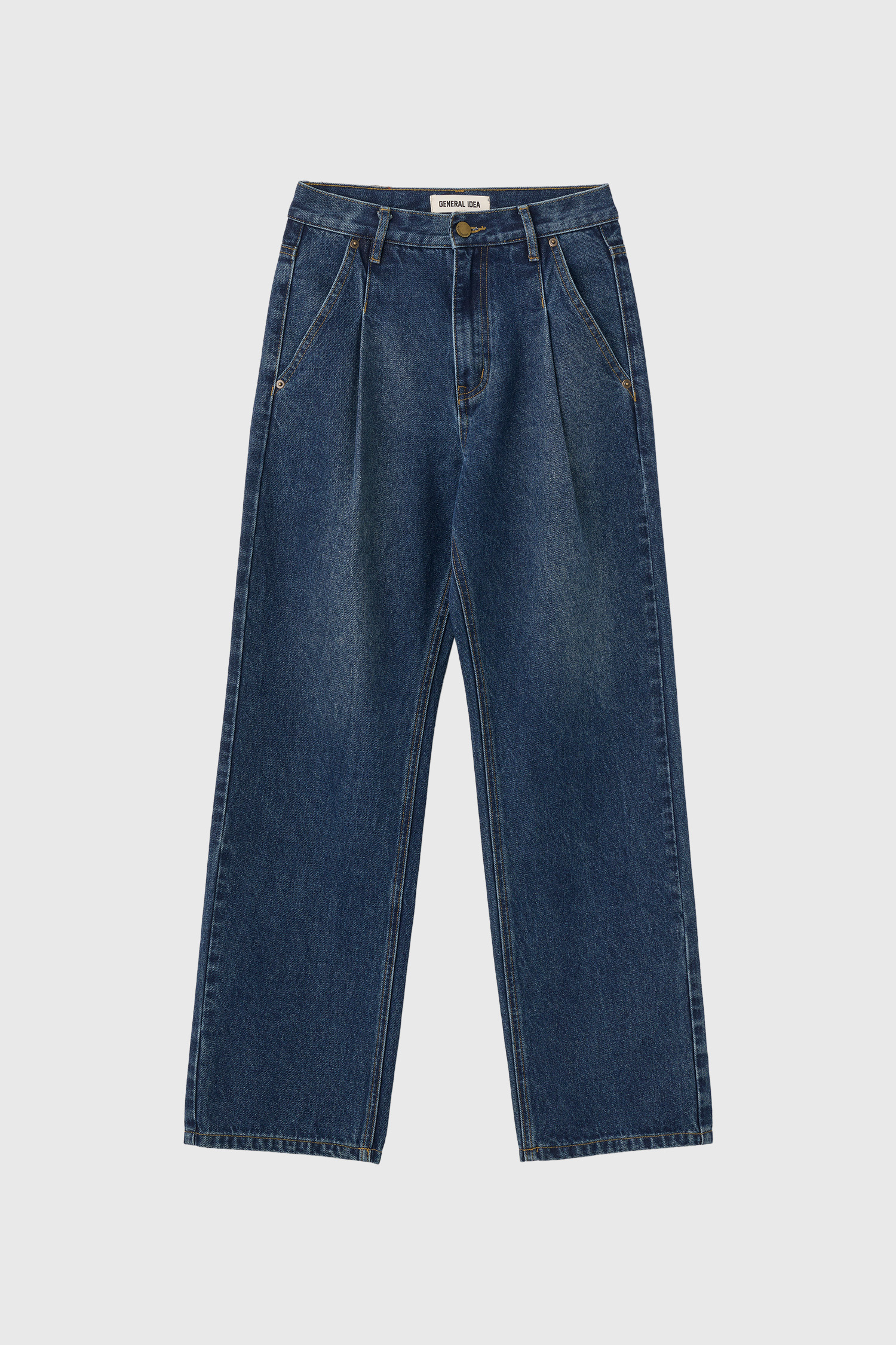 デニム・ジーパン GENERAL IDEA WOMAN Wide Bermuda Denim Pants 5BMM177 WOMAN - DENIM - GENERAL IDEA | ジェネラルアイディア