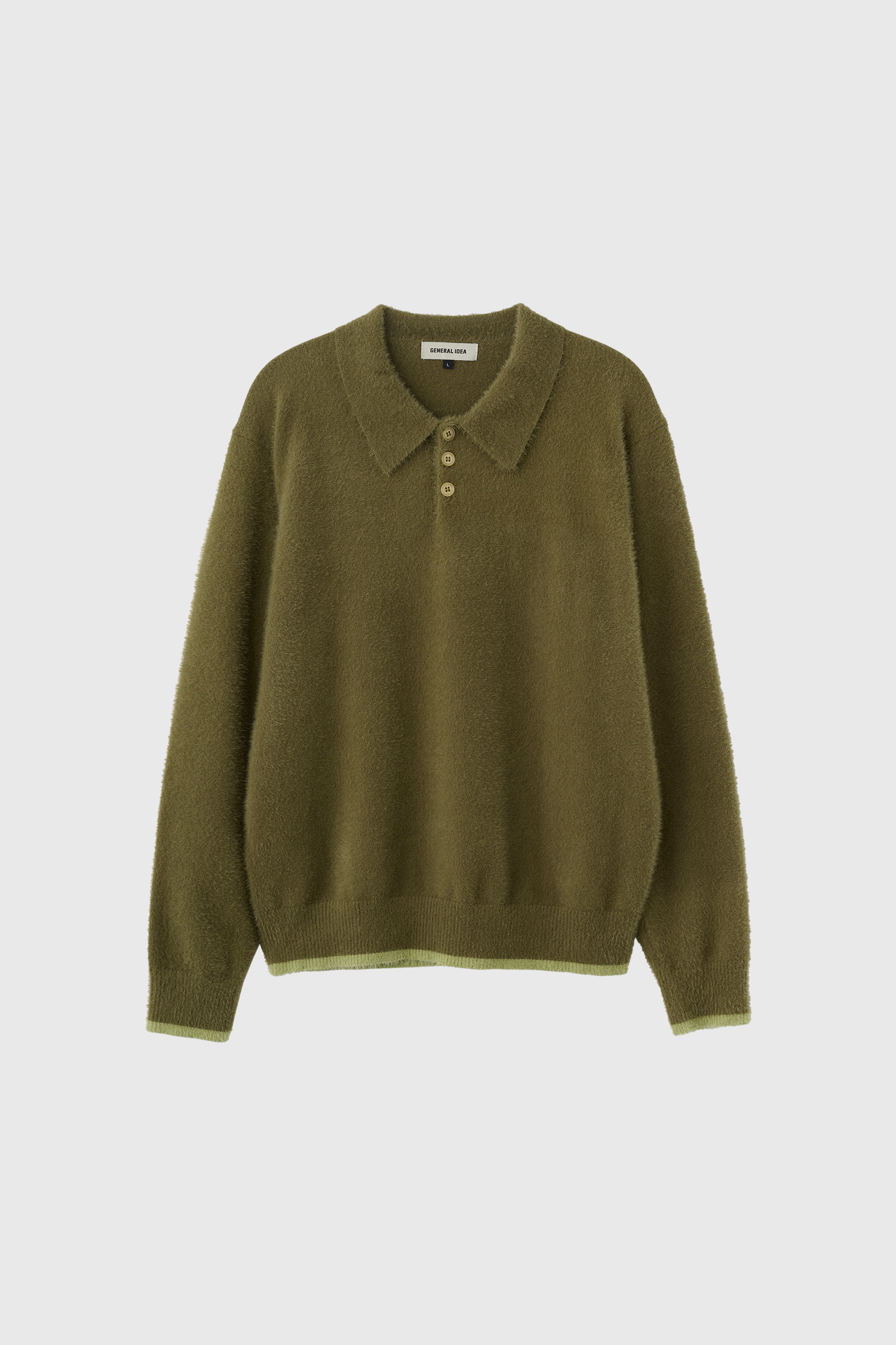 【GENERAL IDEA】大人上品♪パンチング ミックス ハーフ ニット GENERAL IDEA】大人上品♪パンチング ミックス ハーフ ニット