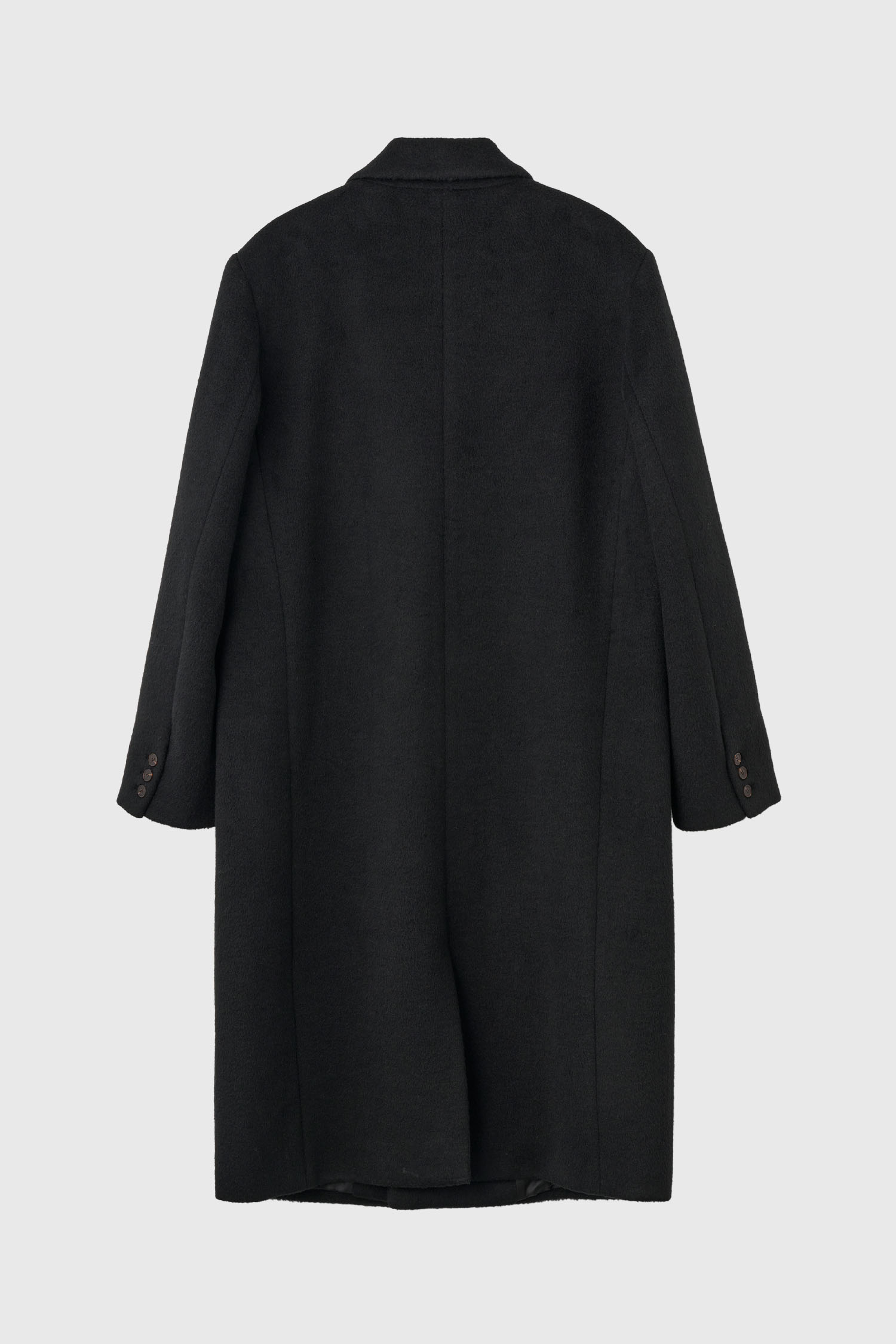 GENERAL IDEA] MAN ニュークラシックウール混ロングコート [BLACK