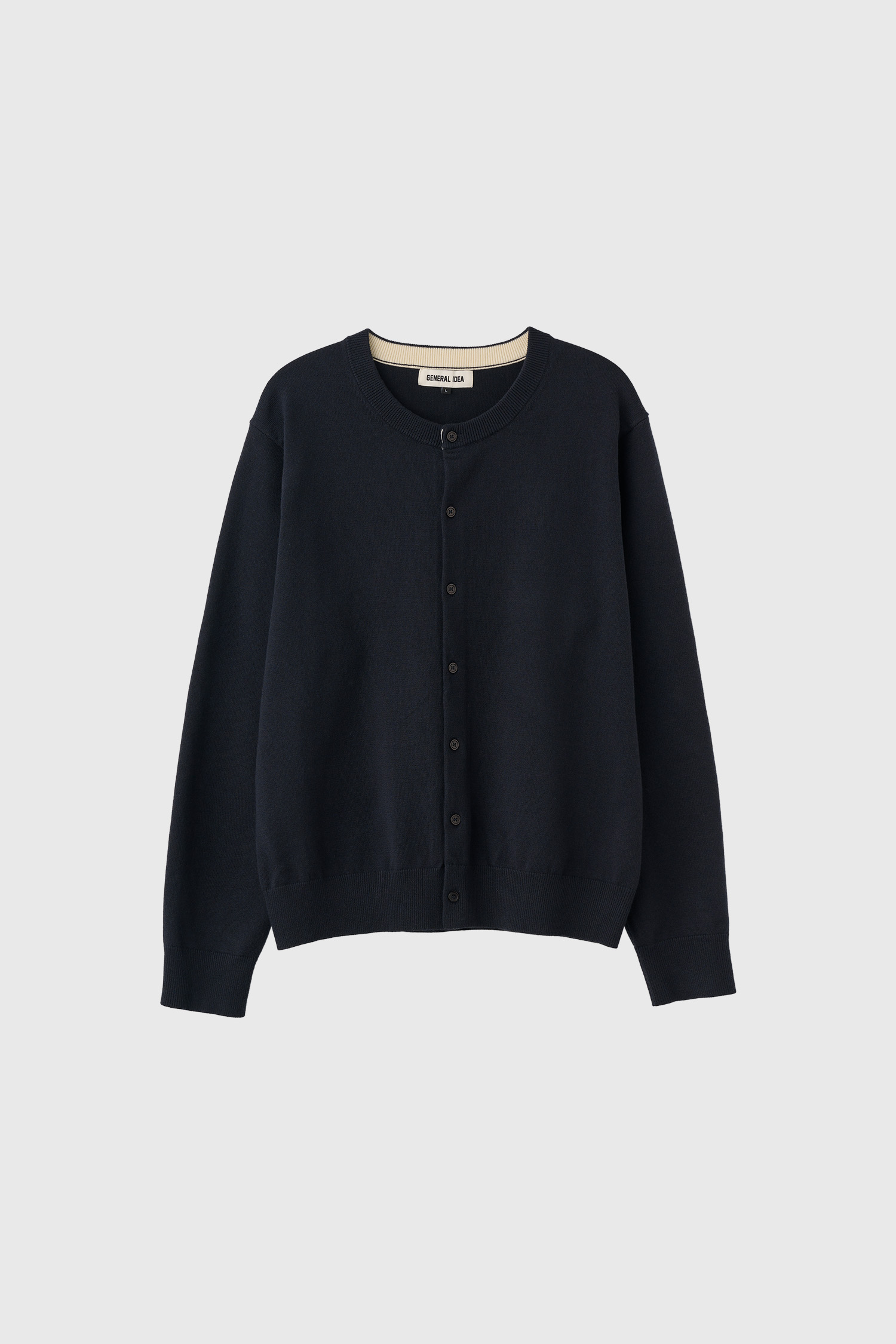 GENERAL IDEAのカーディガン GENERAL IDEA] WOMAN シャツレイヤード風ニットカーディガン