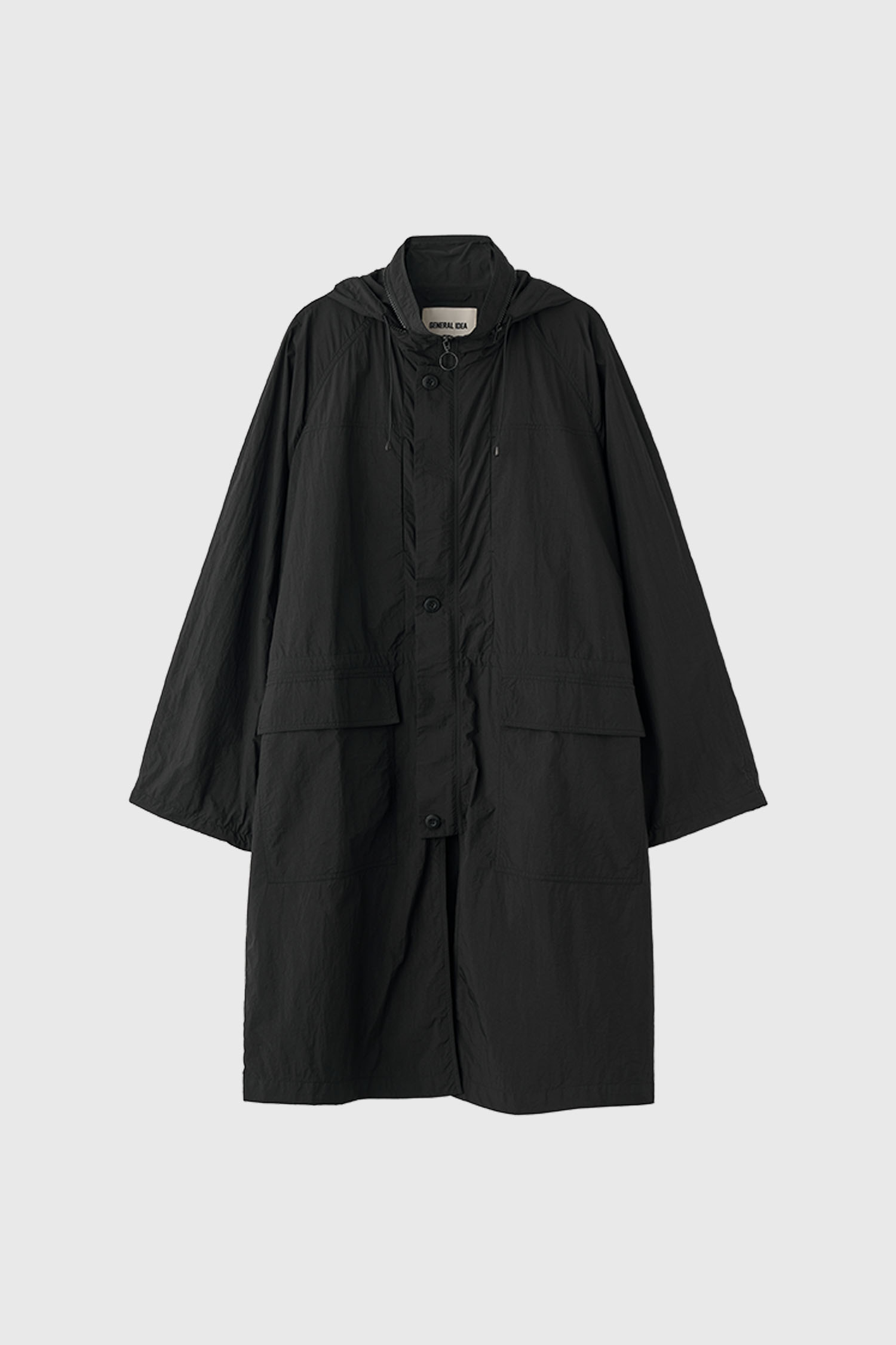 GENERAL IDEA ジェネラルアイディア ウール混ロングコート ブラック WOMAN - COAT - GENERAL IDEA | ジェネラルアイディア