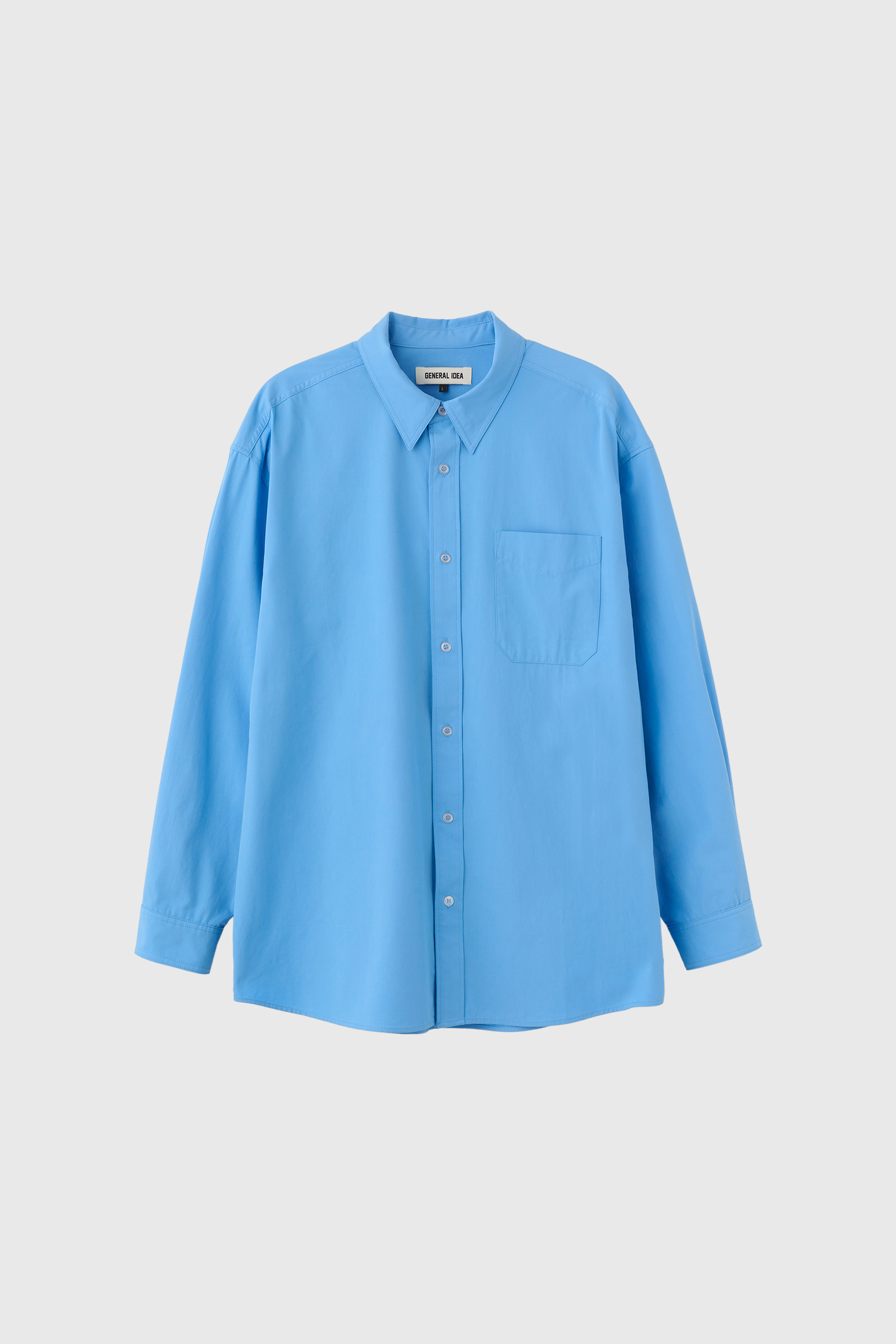 エデフィス シャツ ブルー サイズL ブルーグラデーションプリント