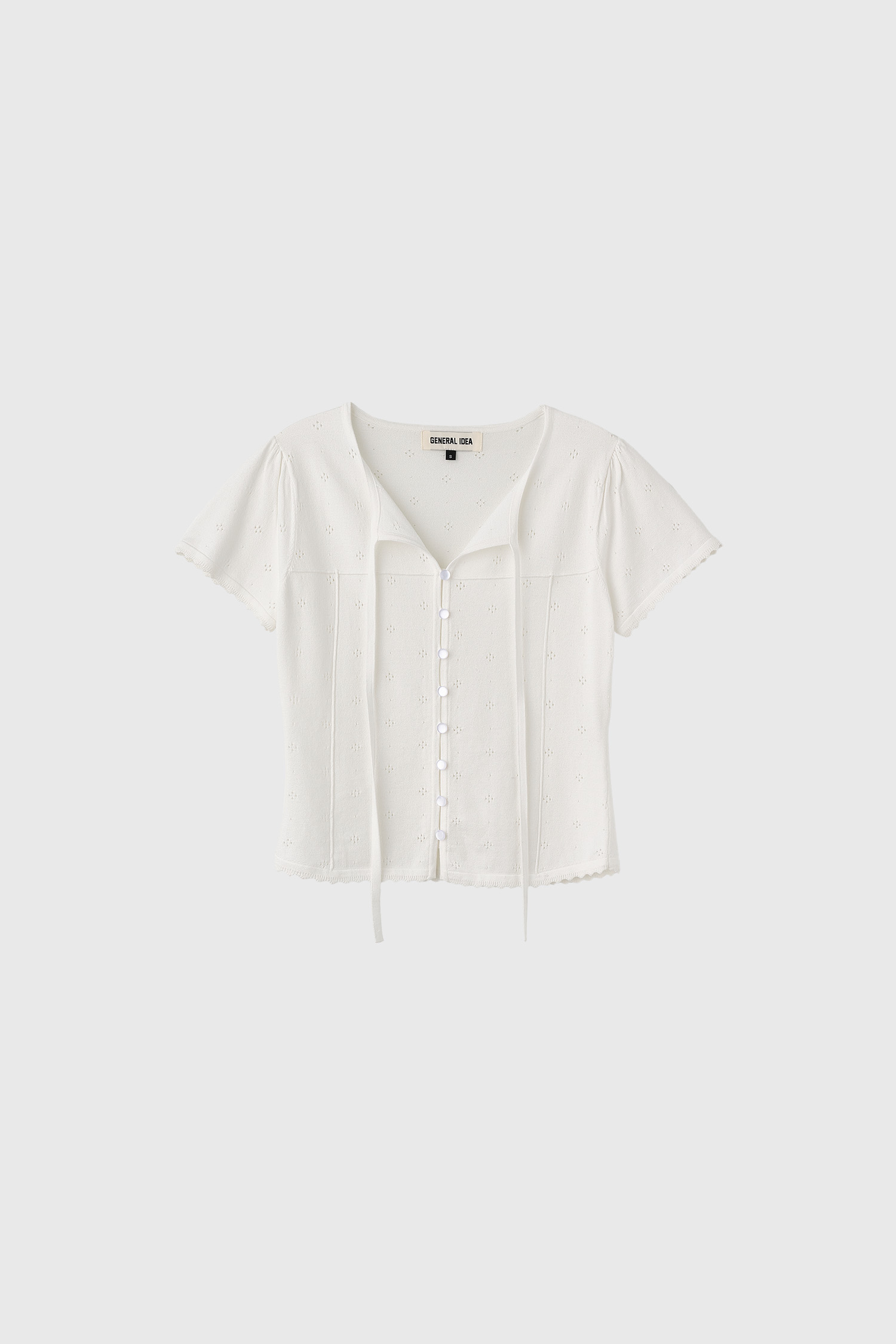 【GENERAL IDEA】Textured Half Knit 半袖Tシャツ Tシャツ - Tシャツ - GENERAL IDEA | ジェネラルアイディア