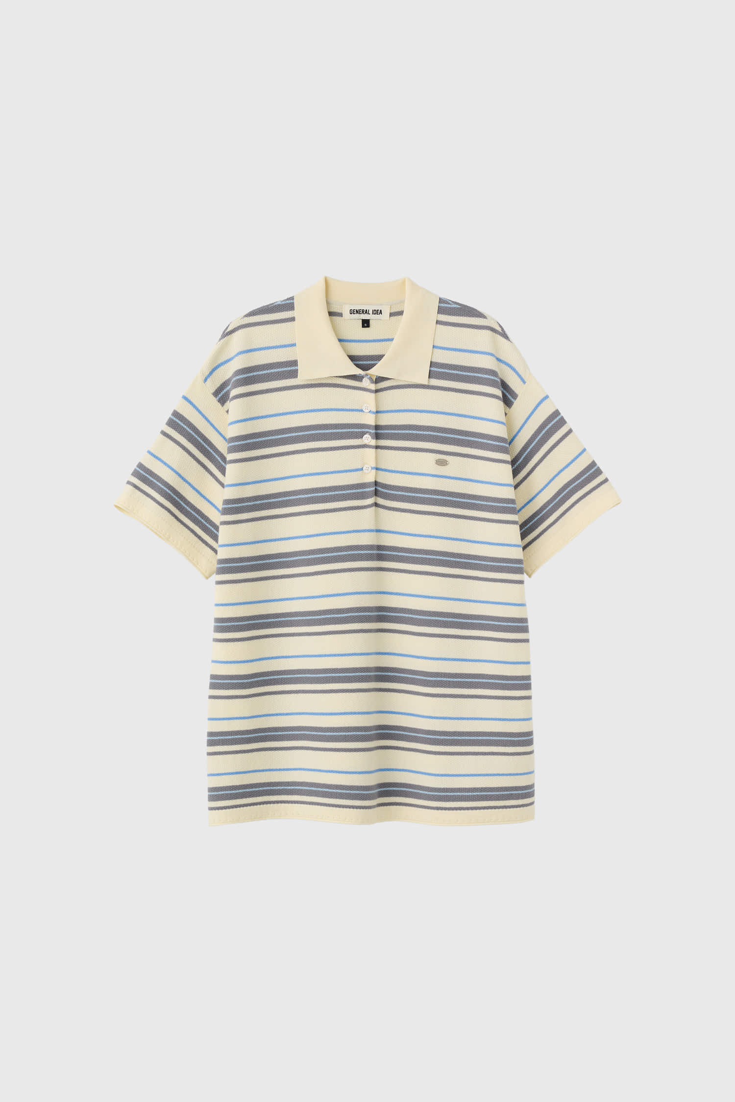 [GENERAL IDEA] V-neck striped pullover / 追跡付 GENERAL IDEA] Multi-stripe loose V-neck pullover / 追跡付
