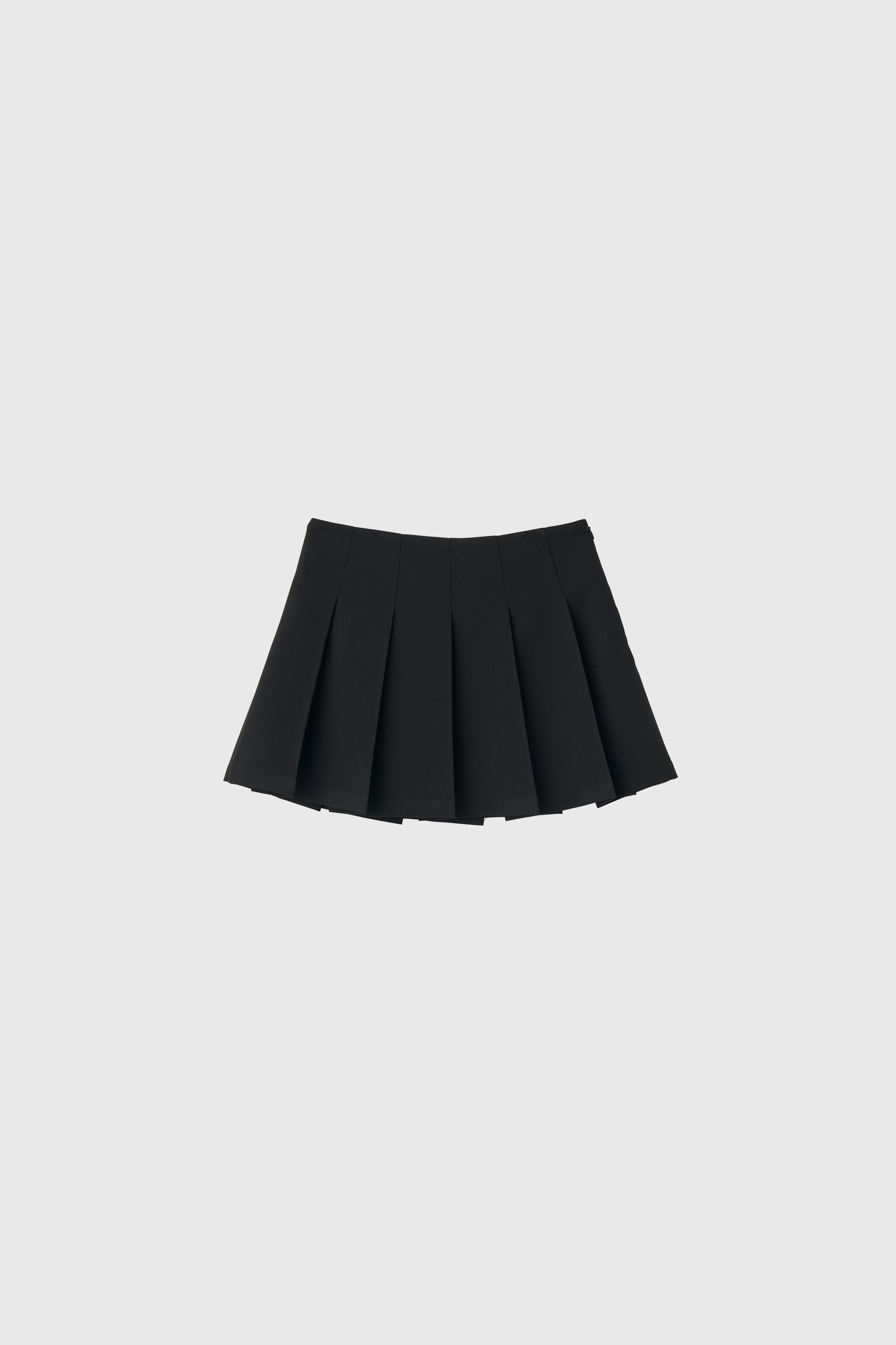 GENERAL IDEA ベーシックプリーツミニスカート、ポーチ、エコバッグ GENERAL IDEA] WOMAN 切り替えプリーツミニスカート [GREY]