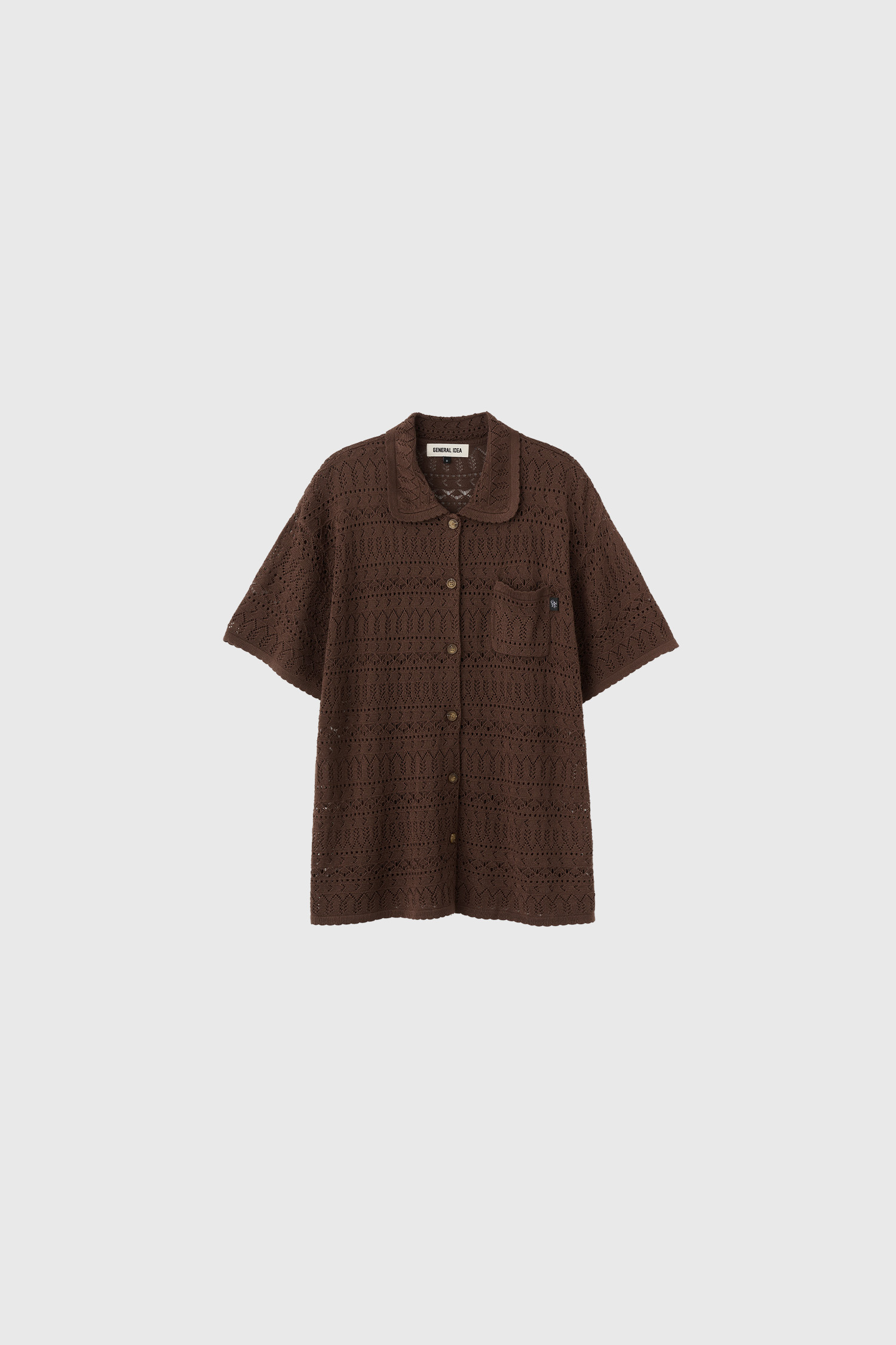 【GENERAL IDEA】Pintuck Crew Neck Half Knit ティーシャツ Jerzees 29M Dri-Power 50/50 Cotton/Poly T-Shirt - Sandstone