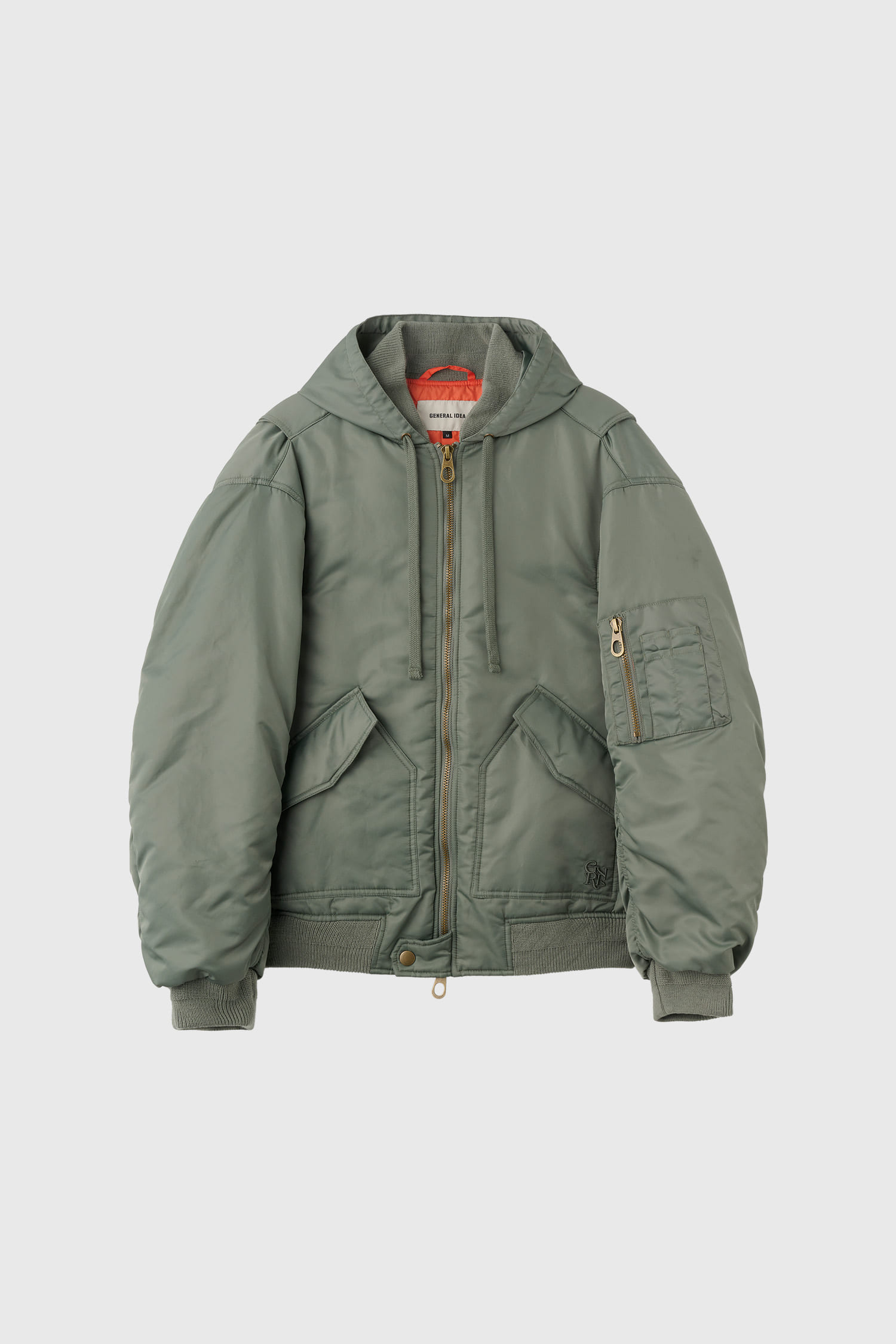 パロディMA-1 GENERAL IDEA] UNISEX オーバーサイズMA-1フライトジャケット