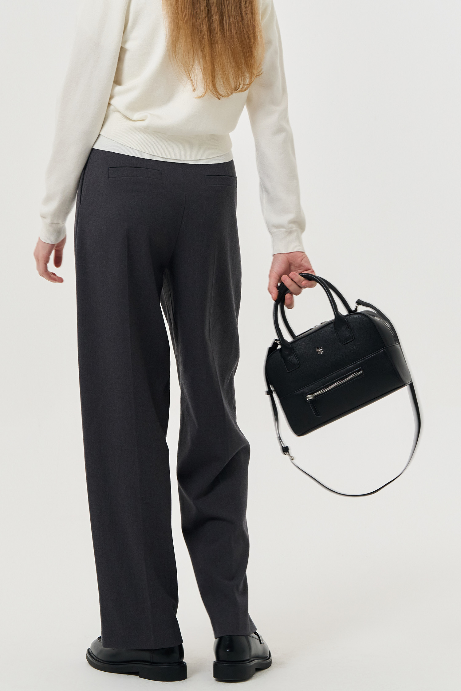 GENERAL IDEA] WOMAN GNRL スクエア2wayトートバッグ [BLACK]